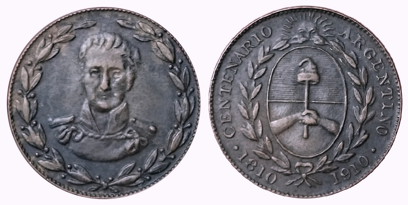 Botón monetario argentino
